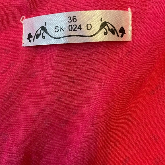 Quilted embellished embroidered boxy cotton open front womens jacket size small - Picture 6 of 7